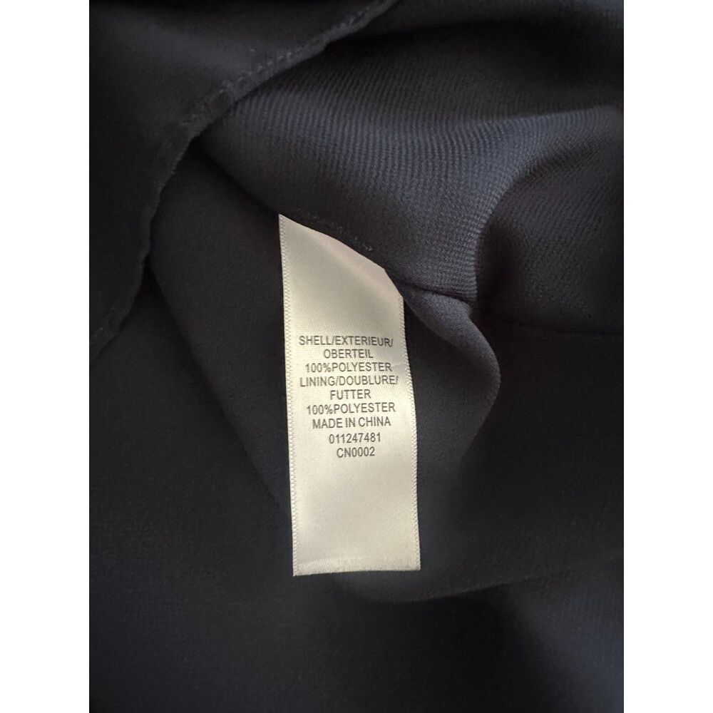 Adrianna Papell Navy Sleeveless Belted Office Dress Women’s 18W Knee Length - Picture 4 of 8